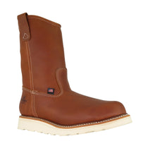 Thorogood 804-4205 American Heritage – 11″ Tobacco Safety Toe – Pull-on Wellington