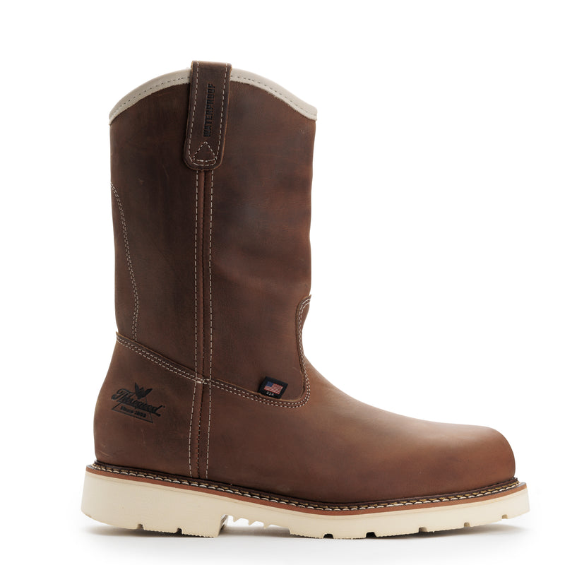 Thorogood 804-3320 AMERICAN HERITAGE – Waterproof – 11″ Crazy Horse SAFETY TOE – PULL-ON WELLINGTON