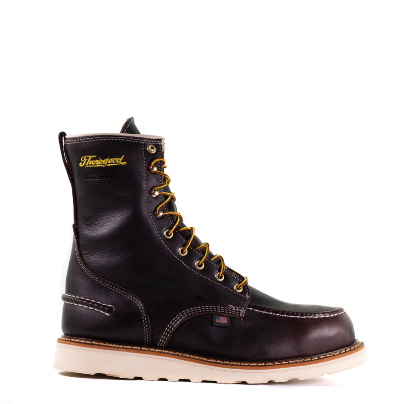 Thorogood 804-3800 1957 Series – Waterproof – 8″ Briar Pitstop Safety Toe – Moc Toe MAXWear Wedge™