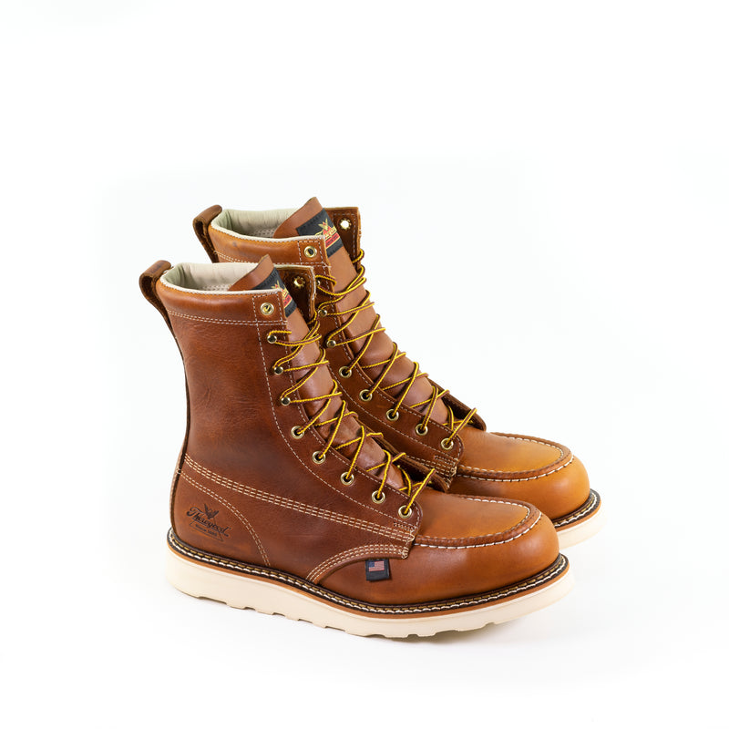 Thorogood 804-4208 American Heritage – 8″ Tobacco Safety Toe – Moc Toc MAXWear Wedge™