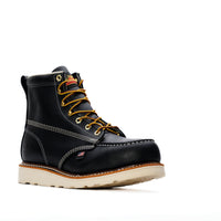 Thorogood 804-6201 American Heritage – 6″ Black Safety Toe – Moc Toe MAXWear Wedge