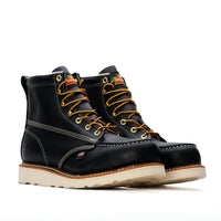 Thorogood 804-6201 American Heritage – 6″ Black Safety Toe – Moc Toe MAXWear Wedge