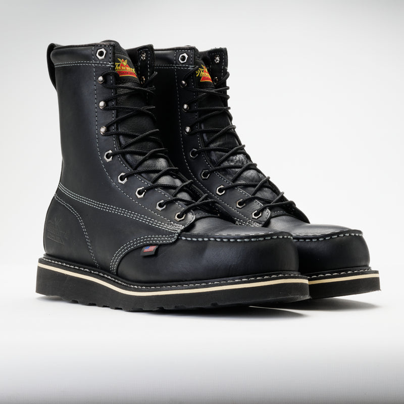 Thorogood 804-6208 MIDNIGHT SERIES 8″ Black Moc Safety Toe