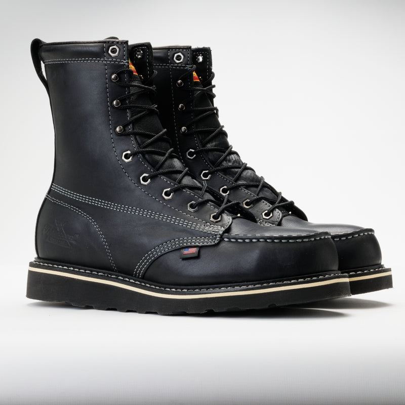 Thorogood 804-6208 MIDNIGHT SERIES 8″ Black Moc Safety Toe