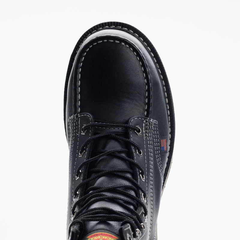 Thorogood 804-6208 MIDNIGHT SERIES 8″ Black Moc Safety Toe