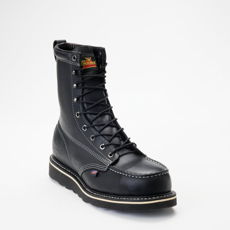 Thorogood 804-6208 MIDNIGHT SERIES 8″ Black Moc Safety Toe