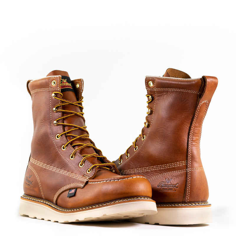 Thorogood 814-4201 American Heritage – 8″ Tobacco Moc Toe – MAXWear Wedge™