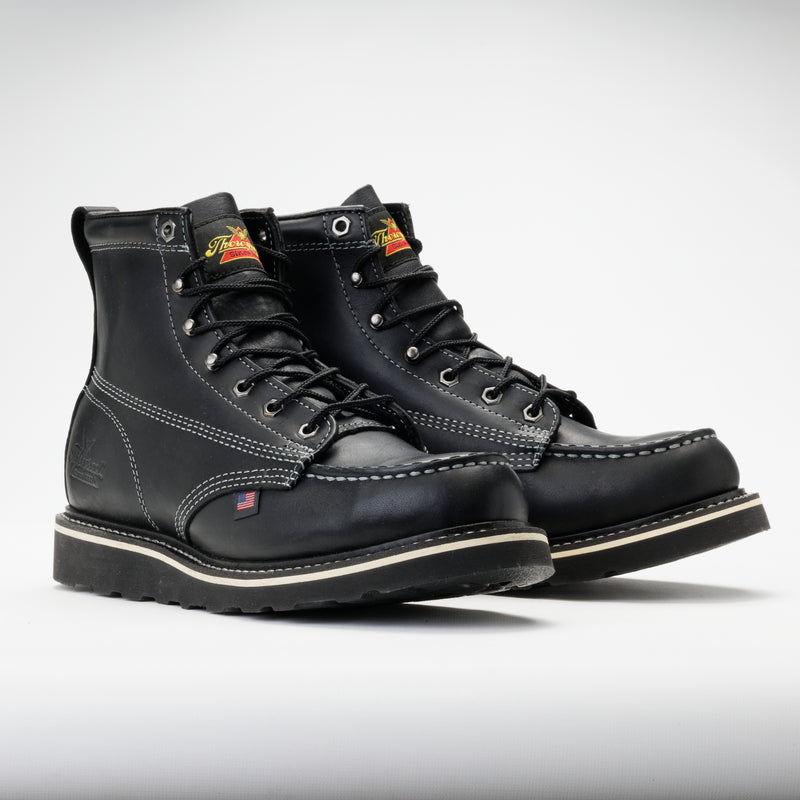 Thorogood 814-6206 MIDNIGHT SERIES 6″ Black Moc Toe