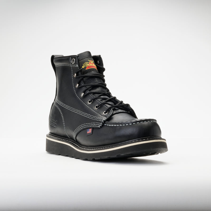 Thorogood 814-6206 MIDNIGHT SERIES 6″ Black Moc Toe