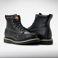 Thorogood 814-6206 MIDNIGHT SERIES 6″ Black Moc Toe