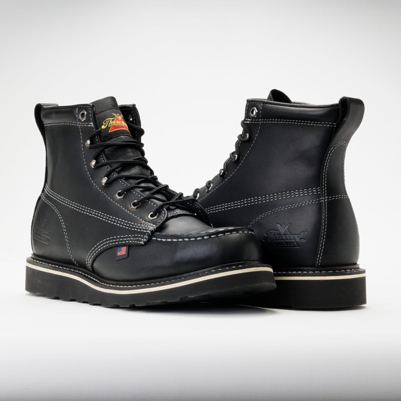 Thorogood 814-6206 MIDNIGHT SERIES 6″ Black Moc Toe