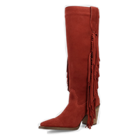 Dingo Twister - Women's Suede Leather Cowgirl Boots