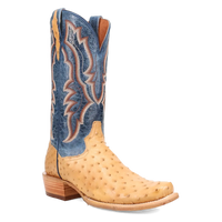 Dan Post Brady - Men's Full Quill Ostrich Leather Cowboy Boots