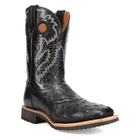Dan Post Martel - Men's Ostrich Skin Leather Cowboy Boots