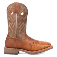 Dan Post Martel - Men's Ostrich Skin Leather Cowboy Boots