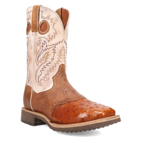 Dan Post Martel - Men's Ostrich Skin Leather Cowboy Boots