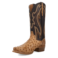 Dan Post Grit - Men's Ostrich Leather Cowboy Boots