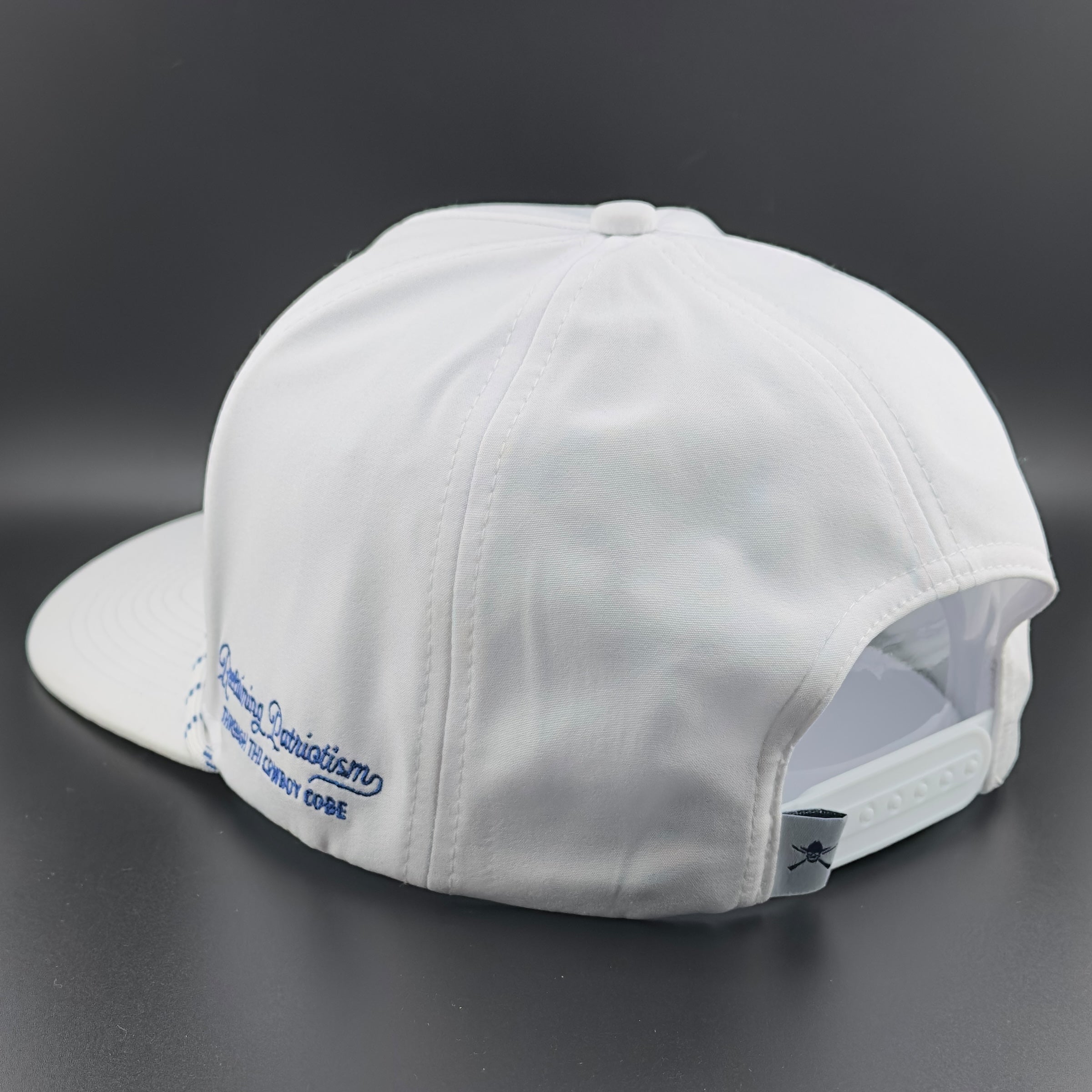 “Lightning" Logo - 5-panel Performance Hat - White