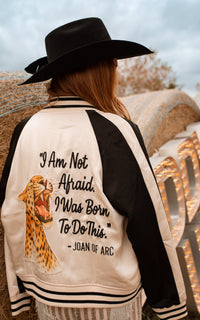 Cream and Black Jacket