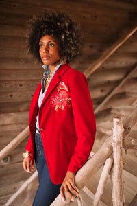 Red Velvet Jacket