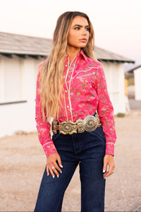 Rebel Rose Button Up