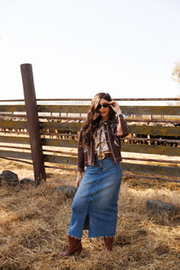 Garden Gate Cowgirl Skirt