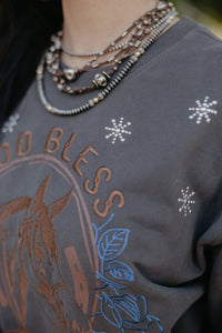 God Bless Horses Pullover