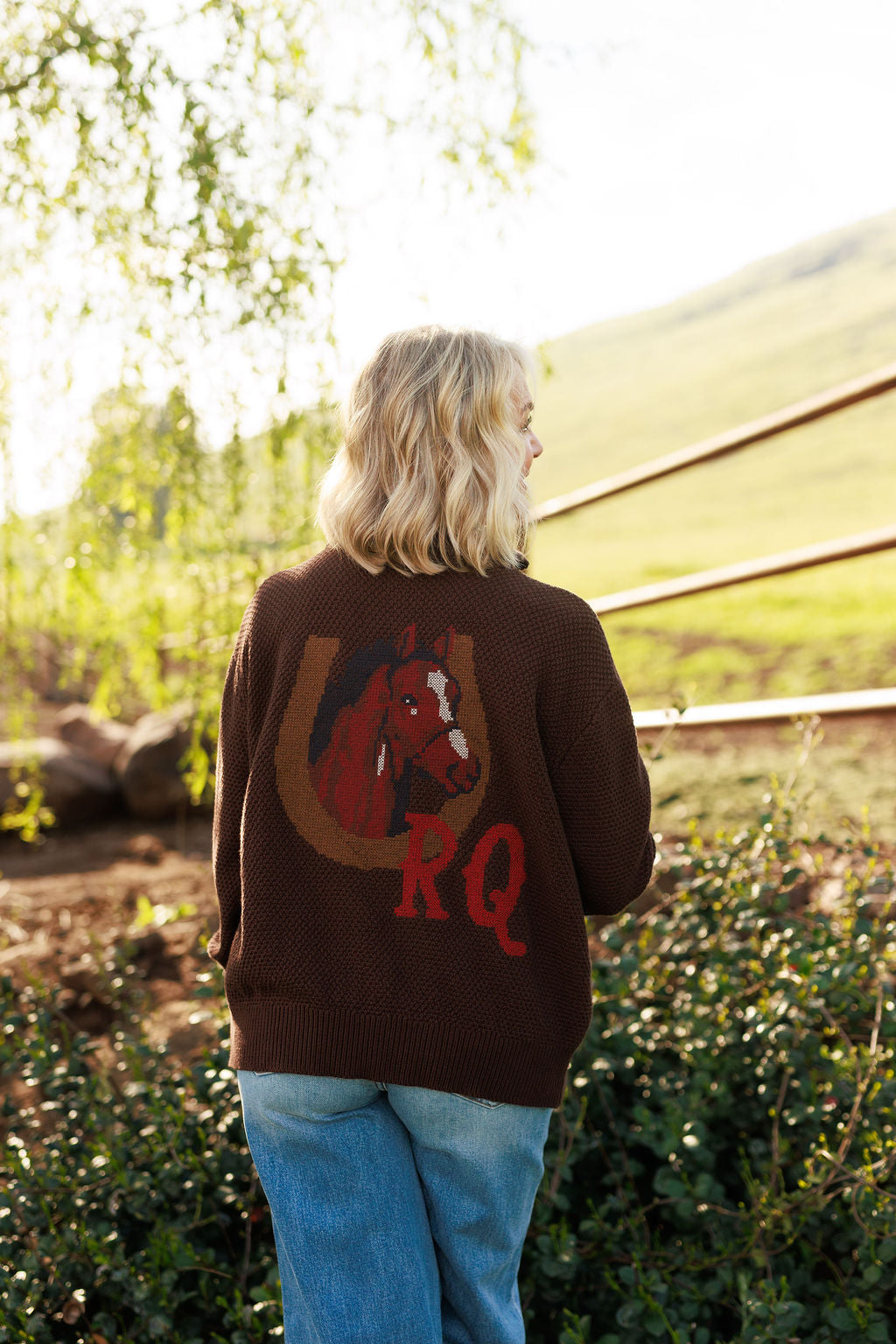 Nana's Rose Garden Sweater