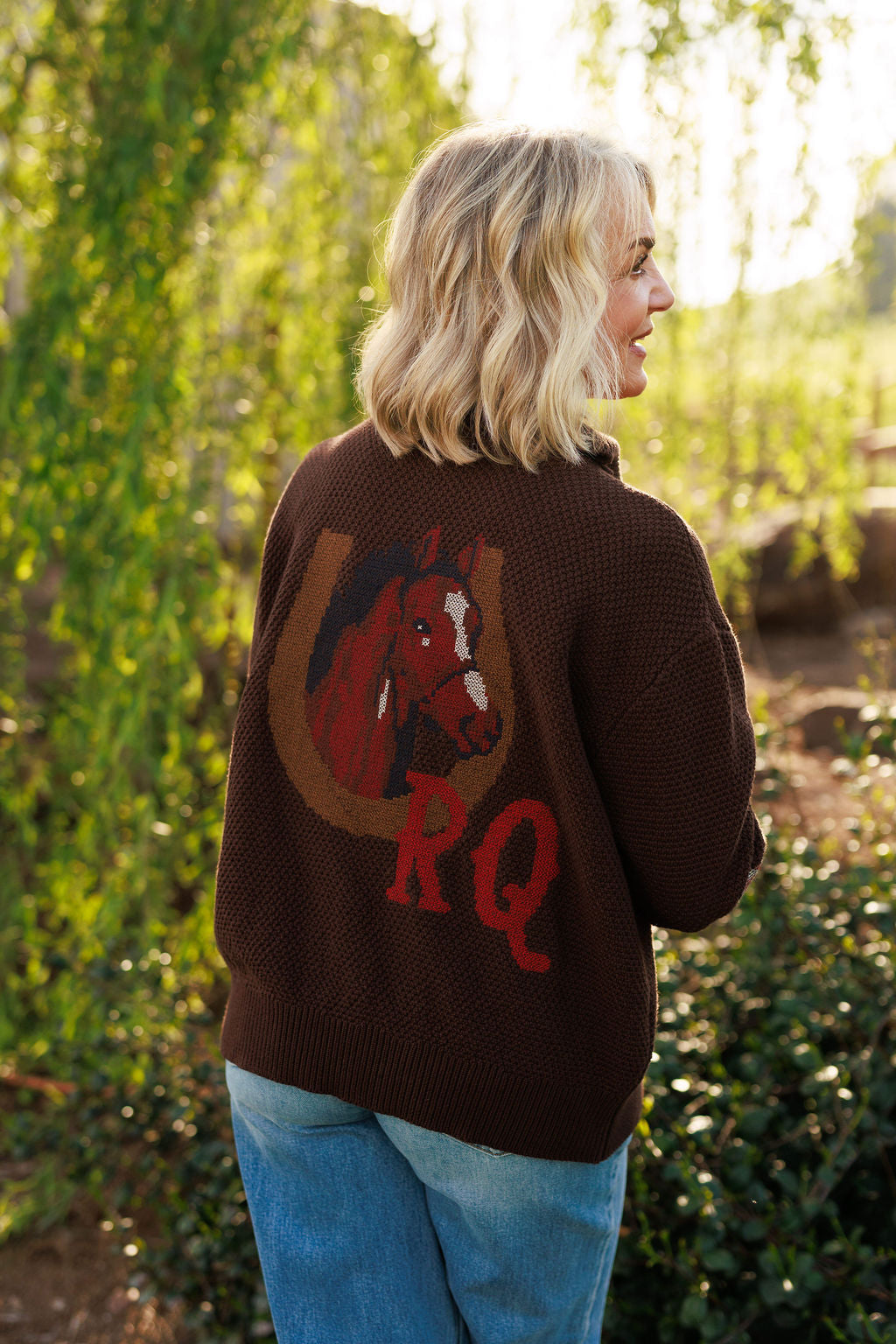 Nana's Rose Garden Sweater