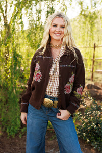 Nana's Rose Garden Sweater