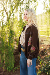 Nana's Rose Garden Sweater