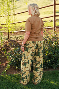 Wild Rose Camo Jeans