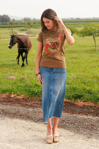 Garden Gate Cowgirl Skirt