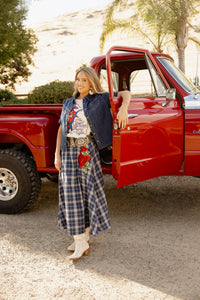 Sweet Blue Rodeo Skirt