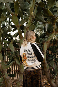 Cream and Black Jacket