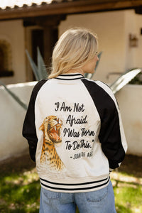 Cream and Black Jacket