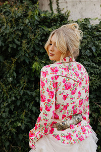 Wild Rose Button Up
