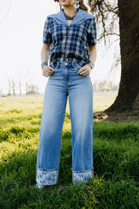 Rowdy Rose Cuff Jeans