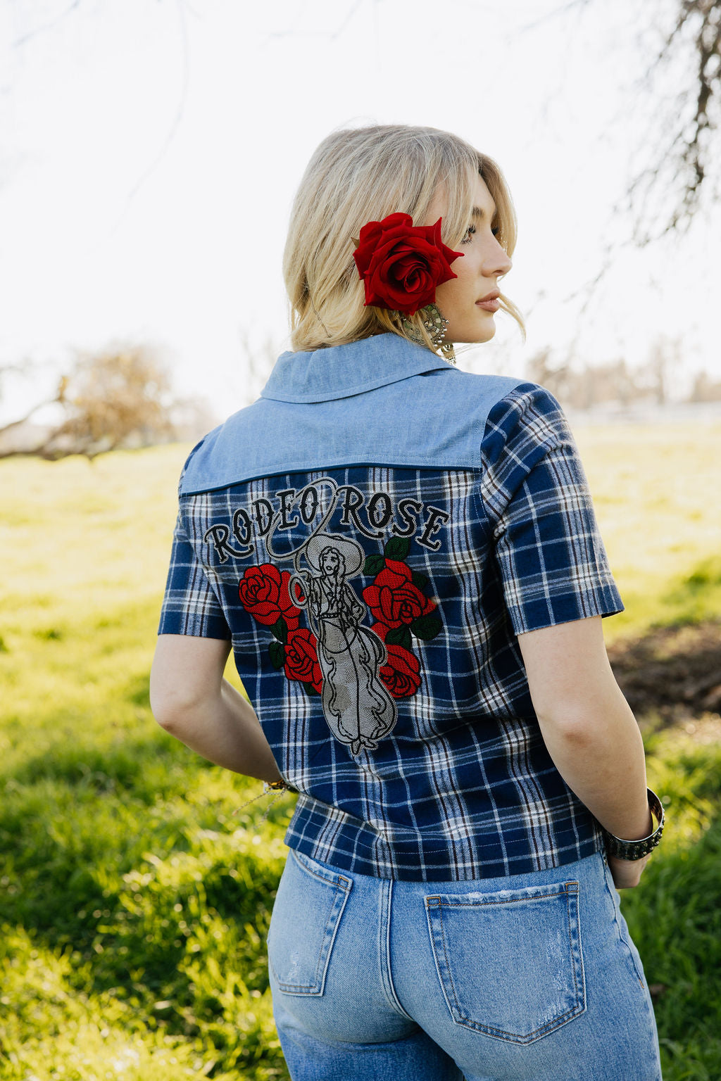 Blue Bonnet Rodeo Blouse