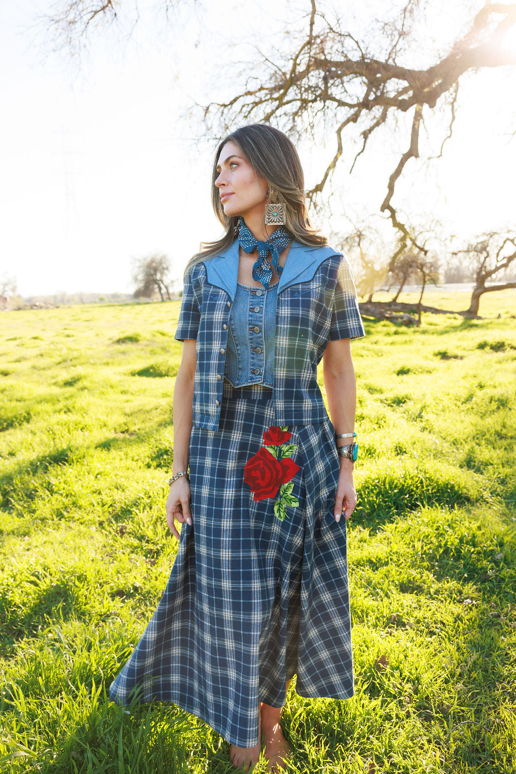 Blue Bonnet Rodeo Blouse