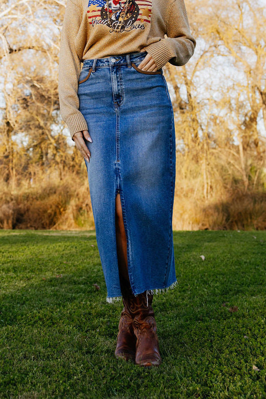 Garden Gate Cowgirl Skirt