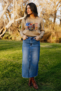 Garden Gate Cowgirl Skirt