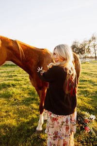 Nana's Rose Garden Sweater