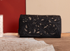 Trinity Ranch Floral Tooled Collection Wallet -Black