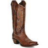 Circle G Women's Boot Snip Toe L2068 - Tan