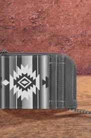 Wrangler Southwestern Art Print Mini Zip Card Case