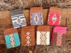 Wrangler Southwestern Art Print Mini Zip Card Case