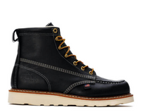 Thorogood - American Heritage – 6″ Black Moc Toe – MAXWear Wedge™