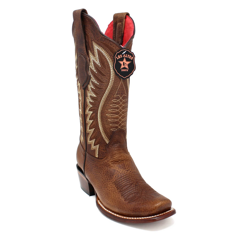 Los Altos Women's Boot Dubai Toe - Walnut