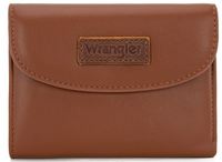 Wrangler Tri-Fold Wallet - Brown